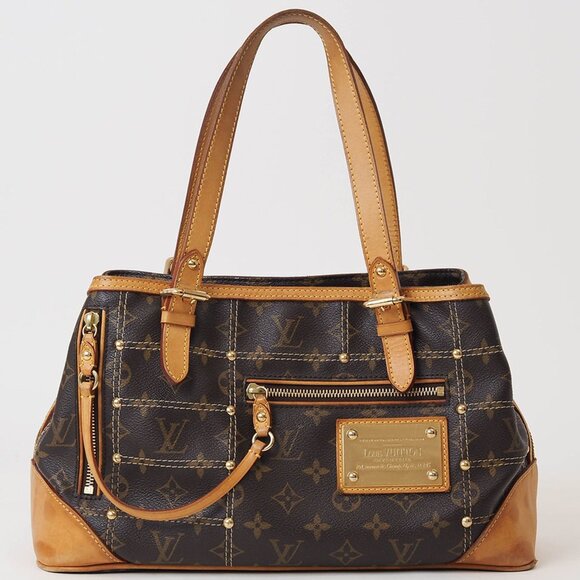 LOUIS VUITTON Brown Monogram Tote Bag - Picture 1 of 12